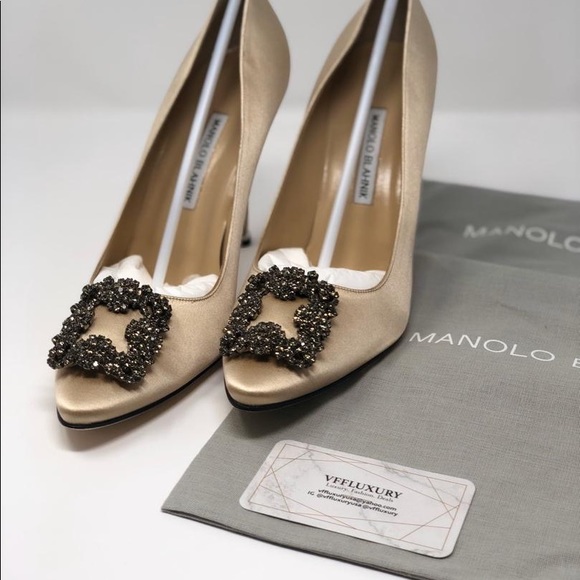 ❗️SOLD❗️manolo Blahnik hangisi 105mm pump - Picture 8 of 8